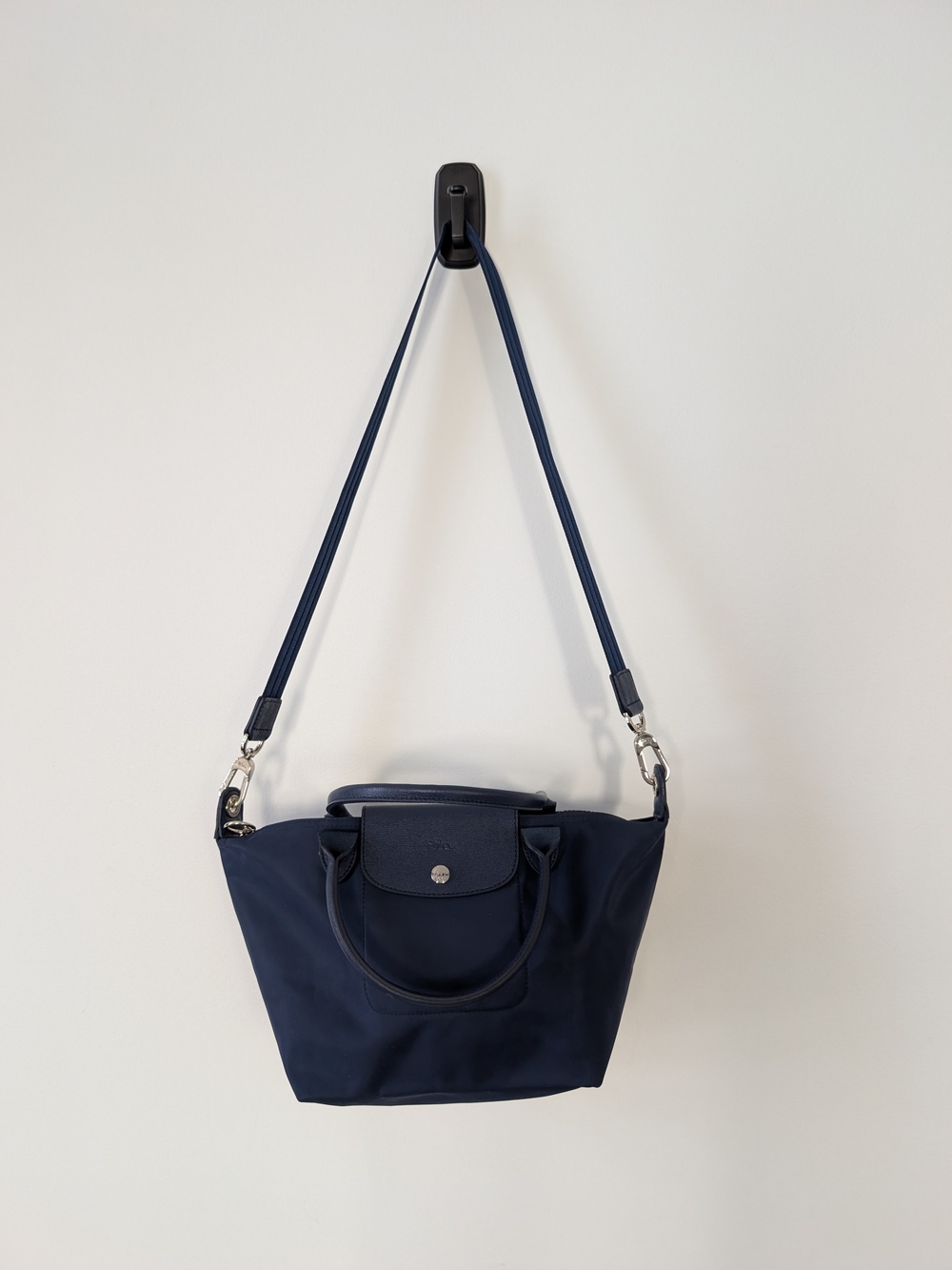 Longchamp Le Pliage Navy Small Shoulder Bag